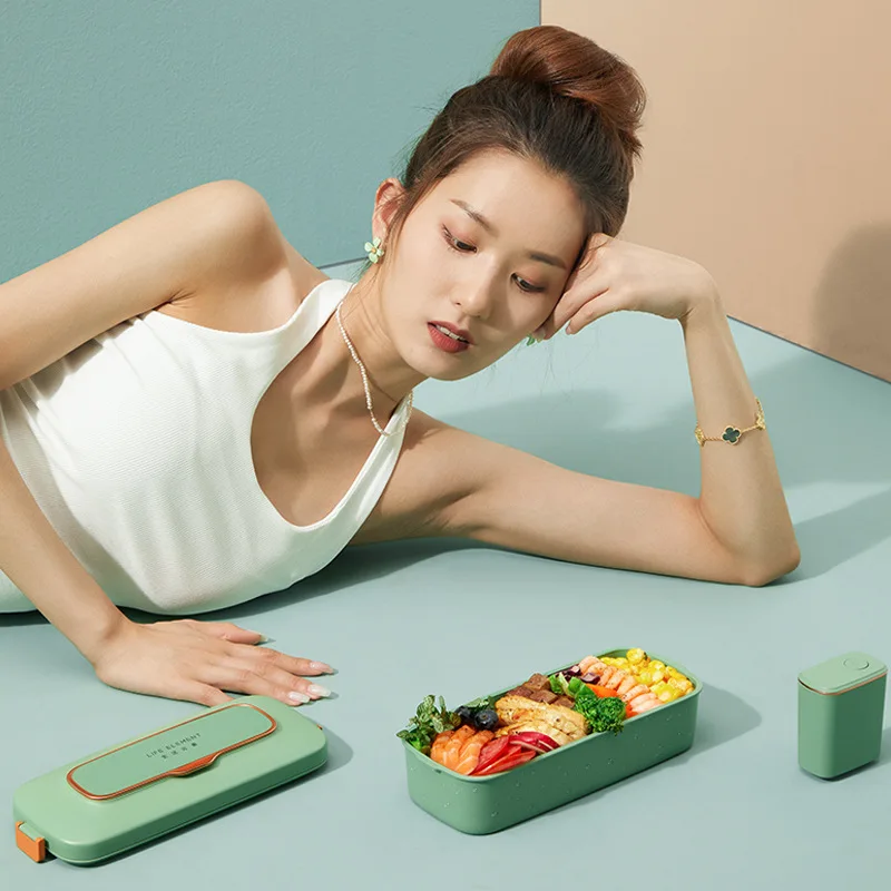 

800ml Microwave Lunch Box Vacuum Preservation Bento Box Mini Portable Food Container Healthy Lunch Bento Boxes with Vacuum Pump