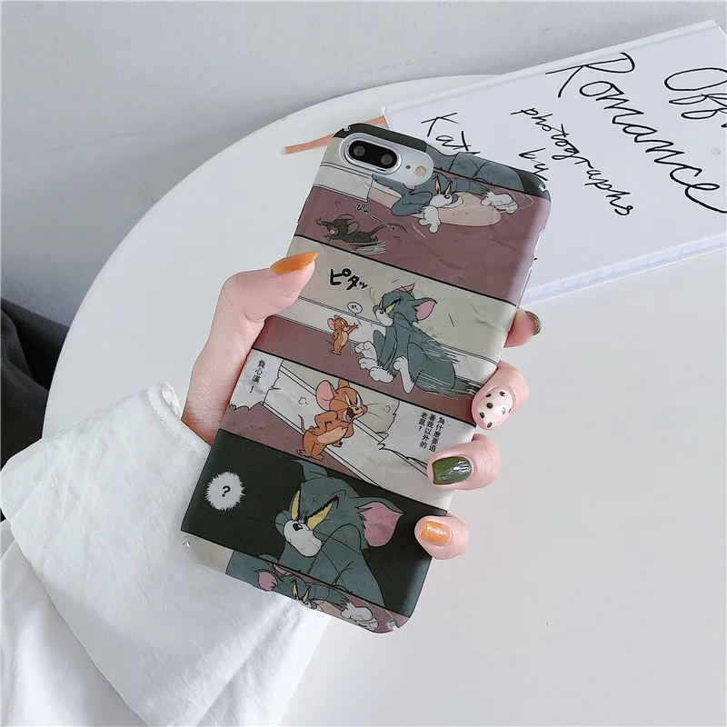 Tom Jerry Meachy Tom Jerry мультяшный чехол для телефона s для huawei Honor 20 8X9 9X10 V9 V19 Жесткий ПК милый чехол для huawei P20 P30 mate 20 Pro Lite - Цвет: Tom Jerry