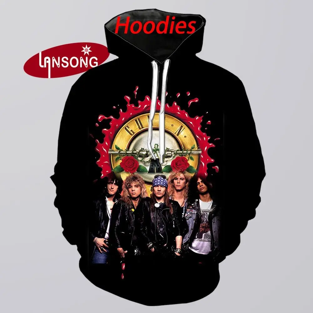 

Уличная одежда хорошего качества в стиле хип-хоп, штаны с 3d принтом пистолета, розы, аниме, толстовки, забавные свитшоты/брюки в стиле Харадз...