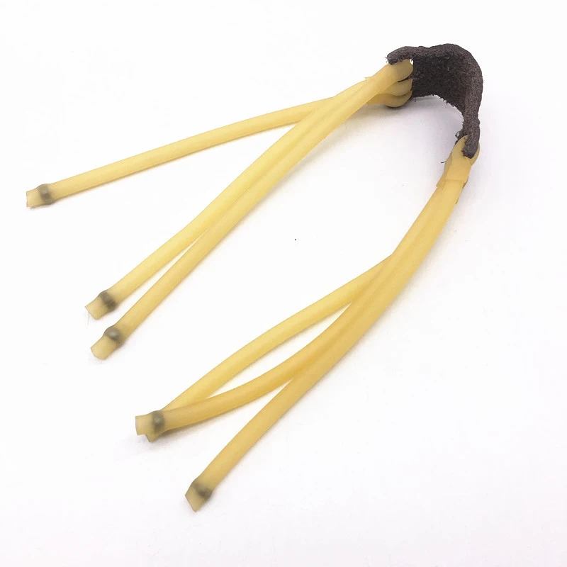 Резиновые рогатки из натурального латекса оранжевая плоская Эластичная Трубка