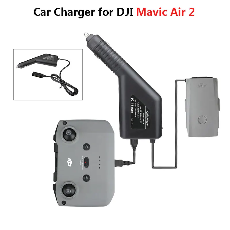 Автомобильное зарядное устройство для DJI Mavic Air 2 Drone интеллектуальный зарядный