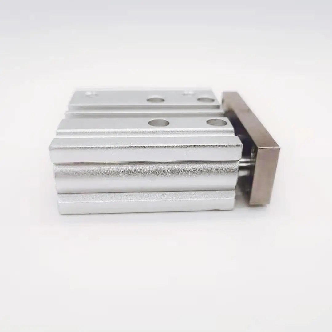 

Pneumatic three axis mgpm cylinder, high thrust guide rod, 25, 32, 40 holes to 20, 30, 40, 50, 75, 100, 125mm stroke