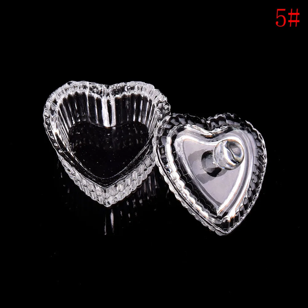 5 1PC Acrylic Powder Liquid Crystal Glass Dappen Dish Lid Bowl Cup Holder Manicure Equipment Nail Tool For Nail Art - Цвет: 5
