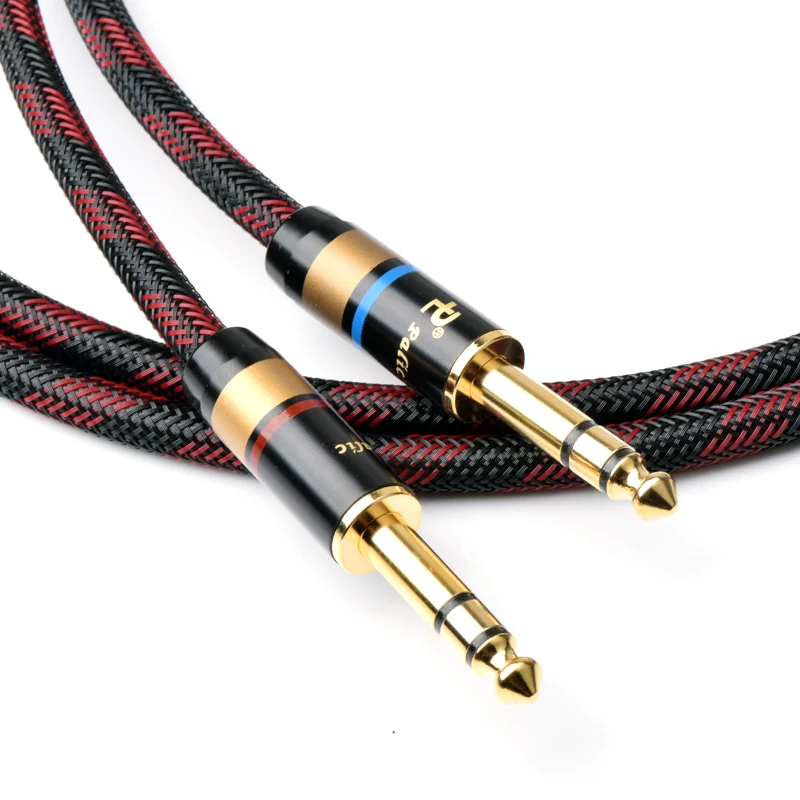 ATAUDIO 1 пара Hi Fi Dual 6 35 мм до двойной XLR аудио кабель 4N из бескислородной меди 5 ТРС 2