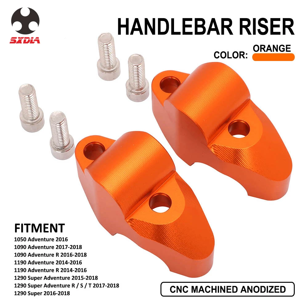 28 мм крепление на руль мотоцикла Riser Move Bar Up Back подходит для KTM 1090 1190 1290 1050 ADV GT SU R S T