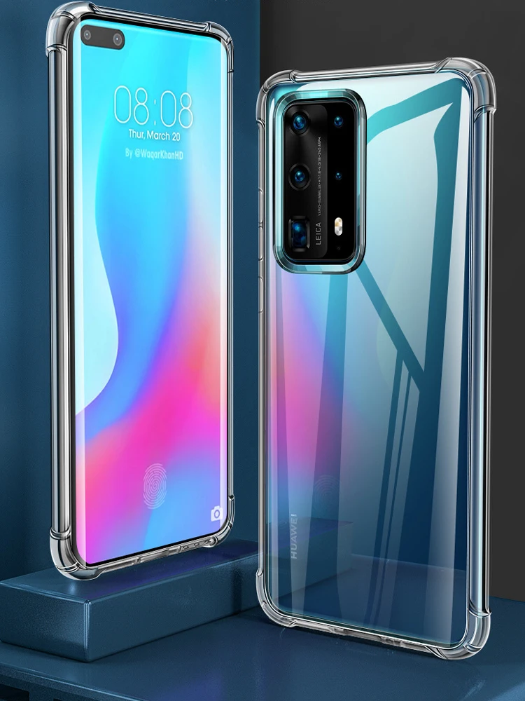 Shockproof Silicone Transparent Case for Huawei Honor 10X 9X P30 Lite 10i 20i 8X 9C 20 20s 8s 8a 8c 7s P Smart Z 2021 Soft Cover
