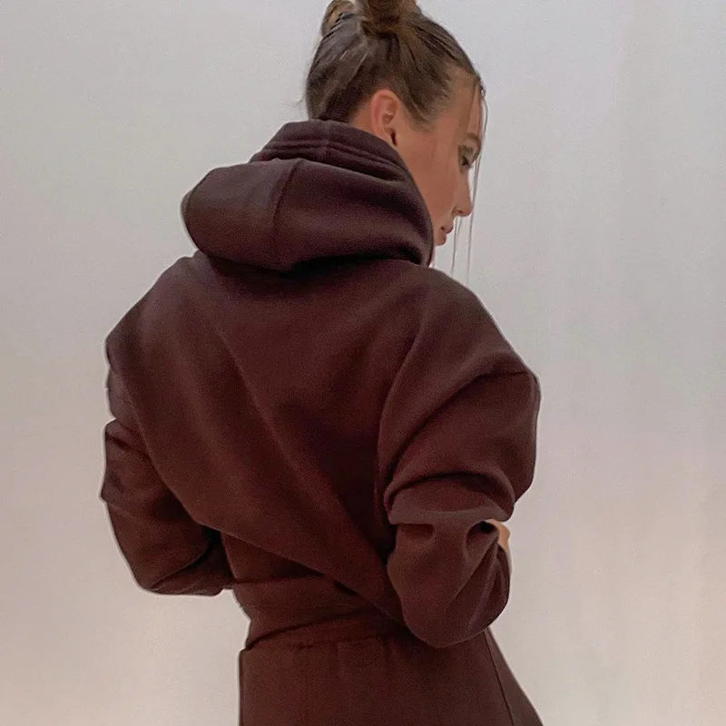 

SEASONS Casual Harajuku Oversized Hoodie Sweatshirt Y2K Aesthetic Brown Women Sweetshirts Autumn Long Sleeve Pullover ASNHO83591