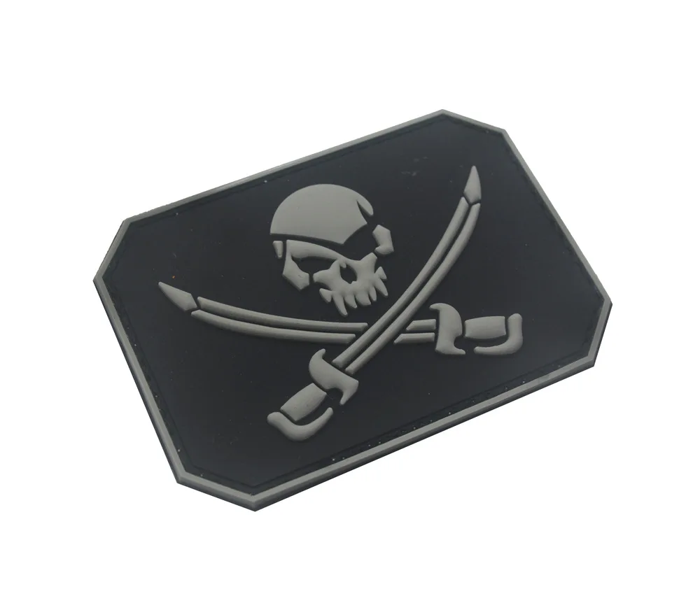 Jolly Roger Флаг патч бязь Джек Череп пират ПВХ Боевая тактическая Jolly сенсорная застежка патч тактический боевой значок нашивки