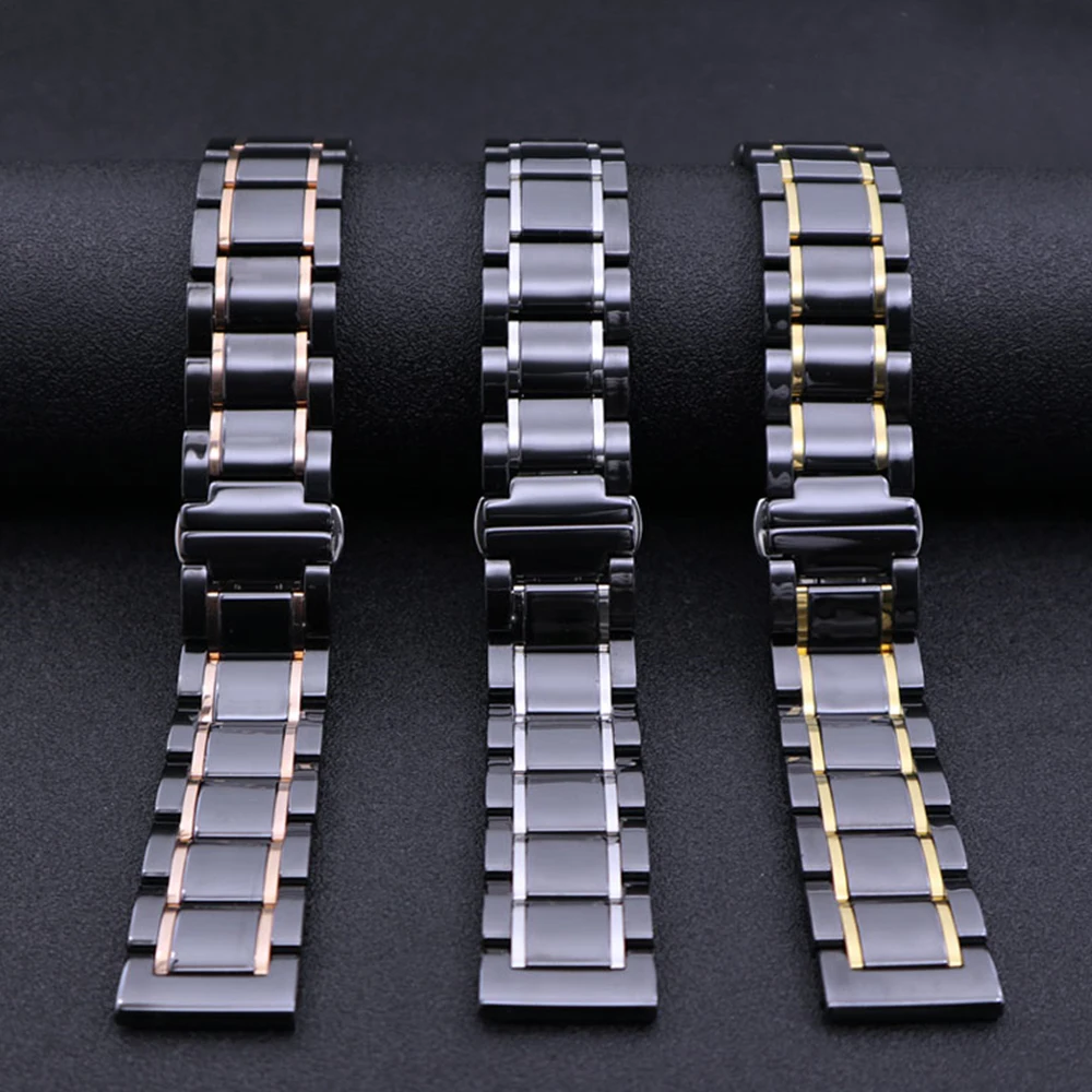 

Ceramics Correa For Apple Watch 5 4 Band 40mm 44mm Bracelet 38mm 42mm Watchbands For Iwatch 3 2 1 Strap Pulseira Luxurious Belt