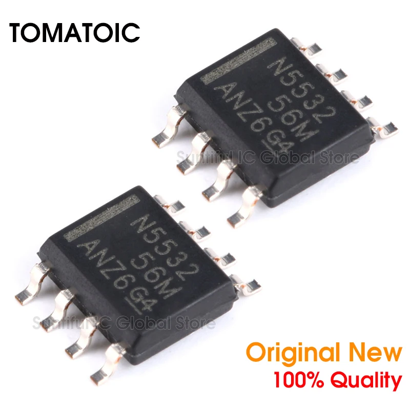 5 шт. NE5532DR SOP8 NE5532 N5532 SOP 8 SMD низкий уровень шума двойной операционный усилитель