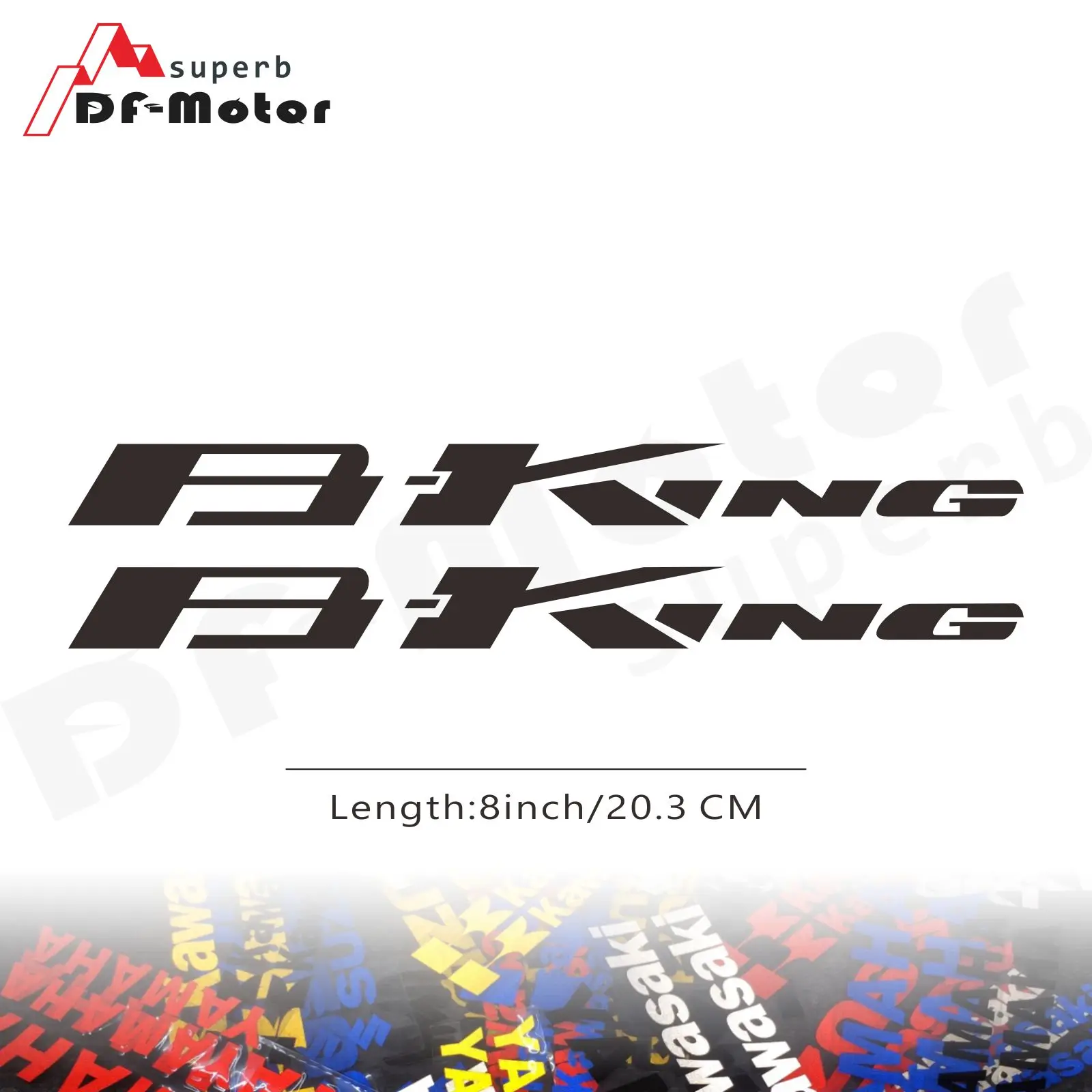 8 дюймовый со светоотражающими Стикеры наклейка для автомобилей и мотоциклов