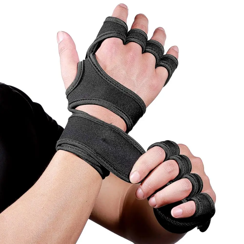 1Pair Gym Gloves Fitness Weight Lifting Body Building Training Sports Exercise Sport Workout Glove for Men Women M/L/XL | Спорт и