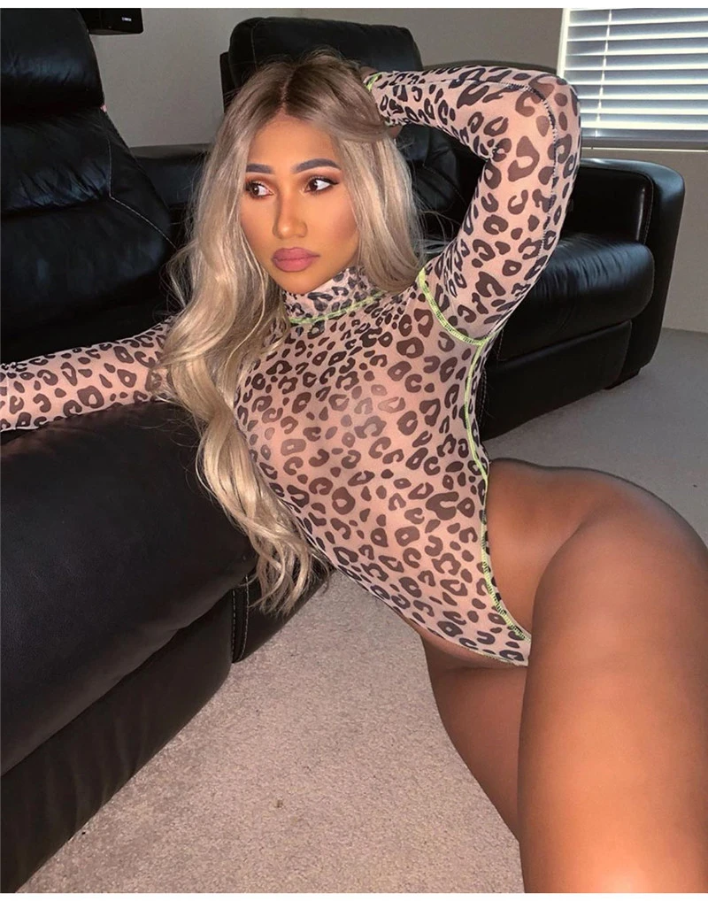 Женское боди с длинным рукавом и высоким воротником|Боди| |