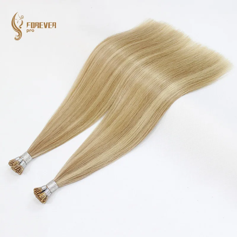 Forever proHair 0 8 г/локон 16 &quot18&quot 20 &quotRemy I Tip человеческие волосы для наращивания цвета