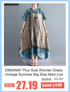 DIMANAF, женское платье большого размера, летнее, модное, женское, vestidos, сарафан, свободное, плиссированное, ниспадающее, с рюшами, повседневное, женское платье, 5XL