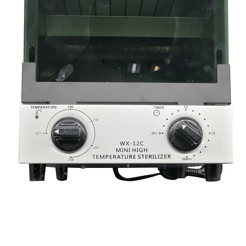 

WX-12C High temperature Disinfecting Cabinets Nail Salon Sterilizer Box Portable Sterilizing Manicure Tool Nail Art Equipment