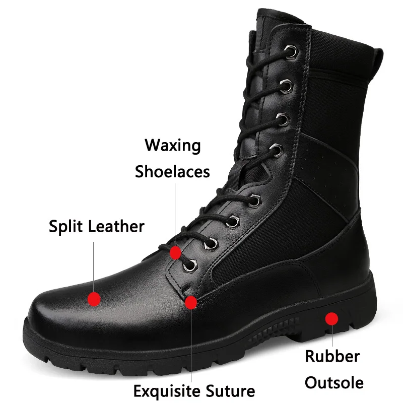 JUNJARM/армейские ботинки мужские военные тактические в стиле пустыни зимние