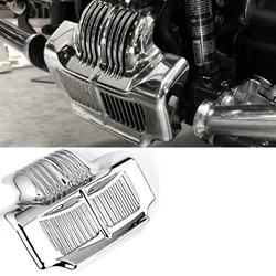 Хромированная Крышка масляного охладителя для Harley 11 12 13 14 15 16 Touring Road King запчасти - Цвет: Chrome