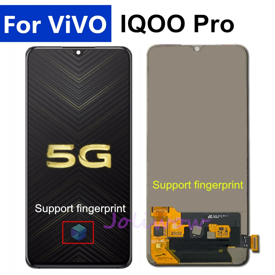 

6.41" AMOLED Support fingerprint For Vivo IQOO Pro LCD Display Touch Screen Digitizer Assembly for vivo iqoo pro lcd