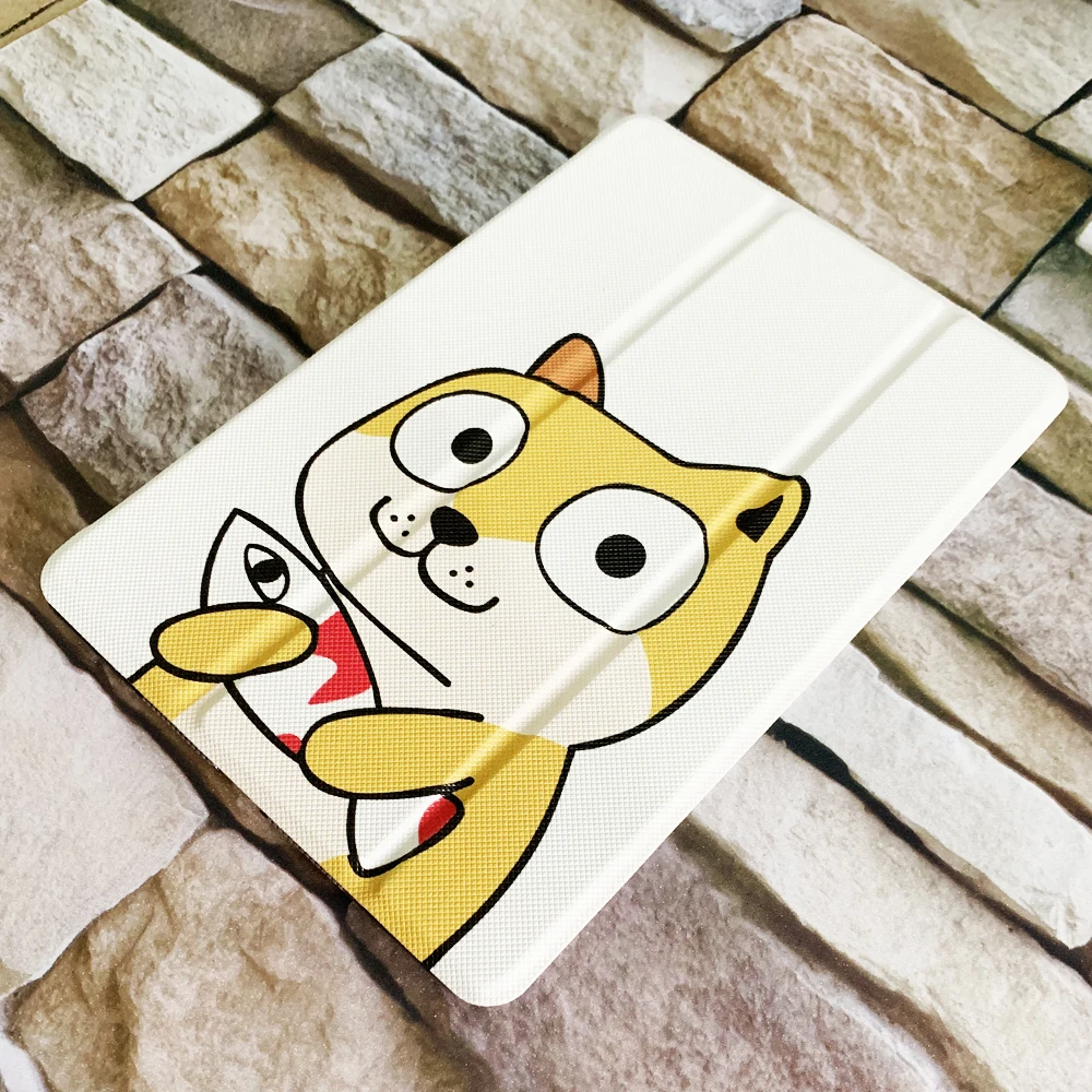 Прекрасный Хаски окрашенные Обложка для iPad 8th поколения Чехол Mini 1 2 3 Fundas Air Air3 2019 10