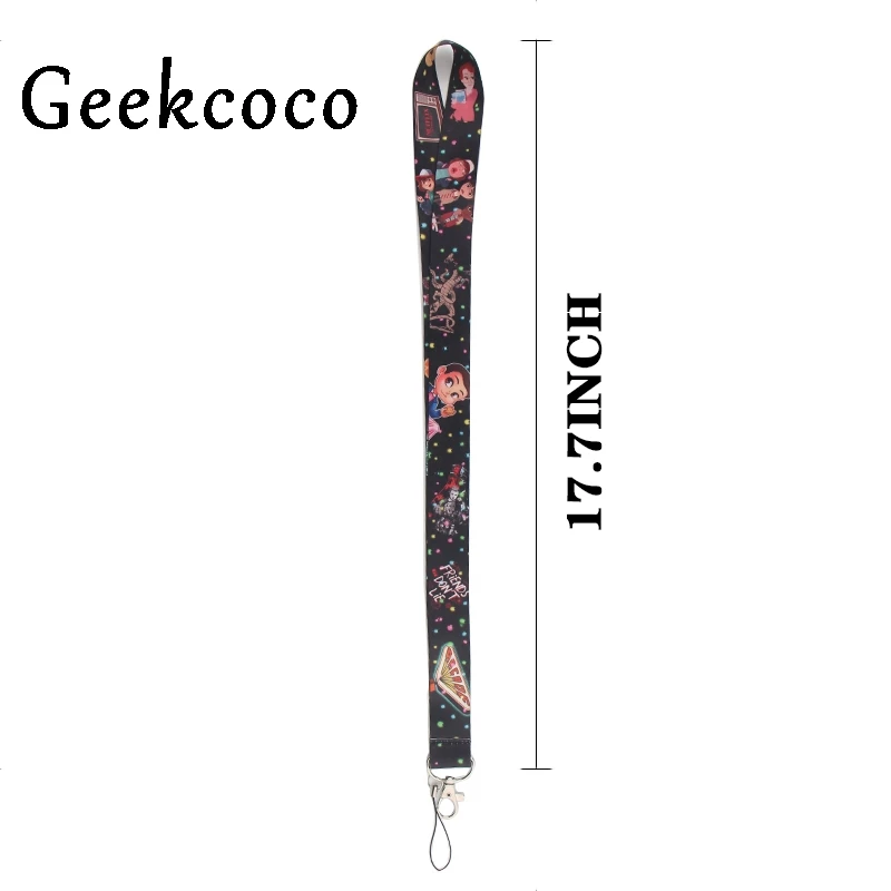 10 шт./лот держатель на ремешке для телефона с надписью Stranger things Lanyards аксессуар