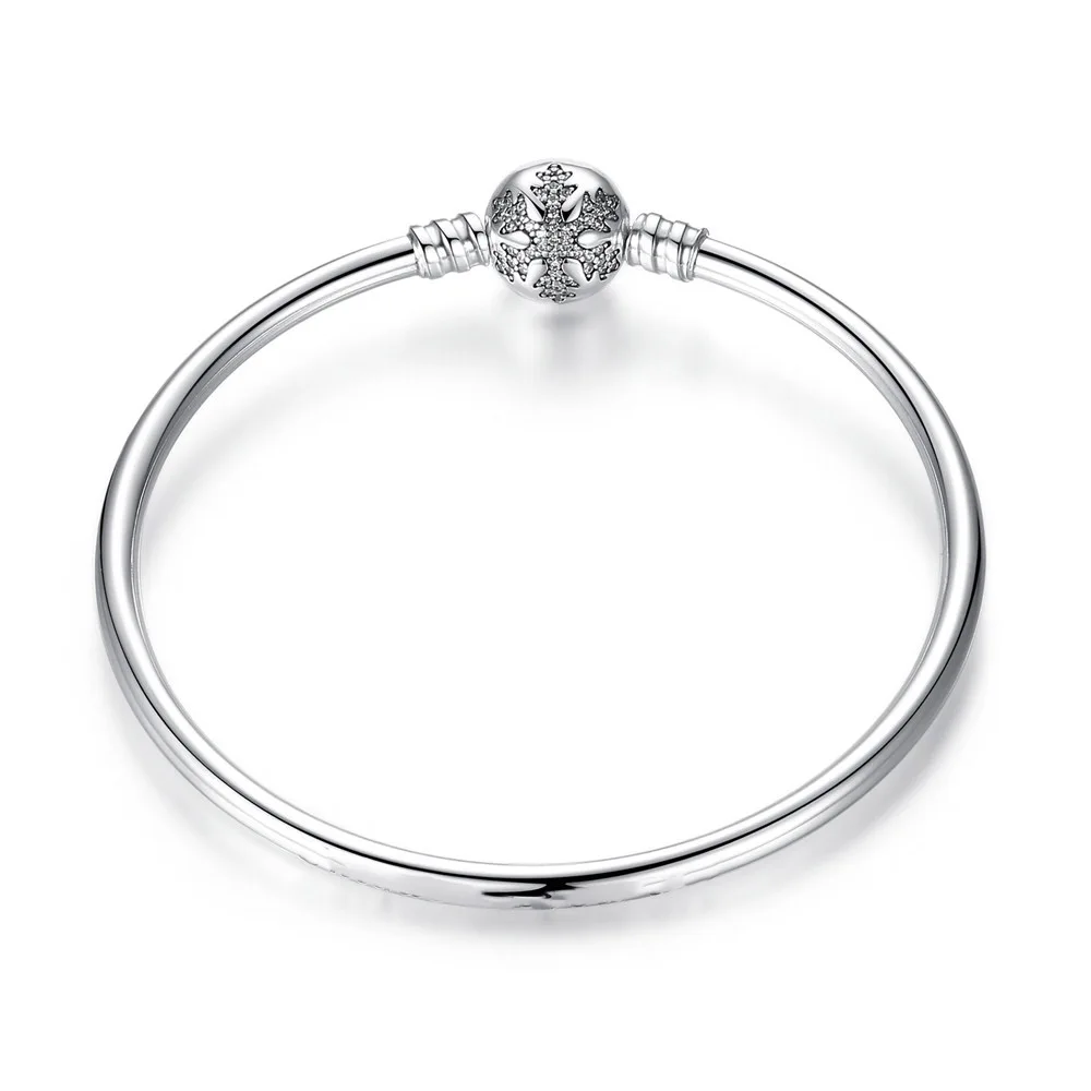 

Luxury Original 100% 925 Sterling Silver Snake Chain Bracelet Bangle for Women Authentic Charm Jewelry Pulseira Gift