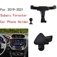 gravity car phone holder for 2019 2021 subaru forester auto interior accessories vent mount mobile cellphone stand gps bracket