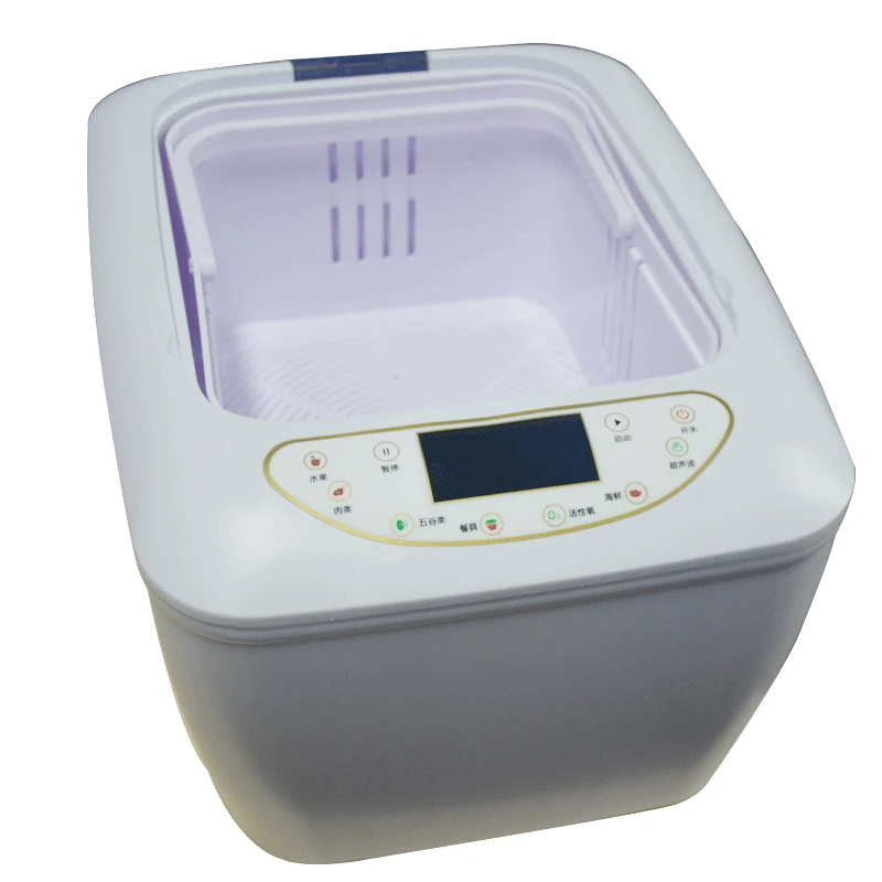 

Бытовая ультразвуковая мойка для фруктов и овощей объемом 4,7 л с озонизацией