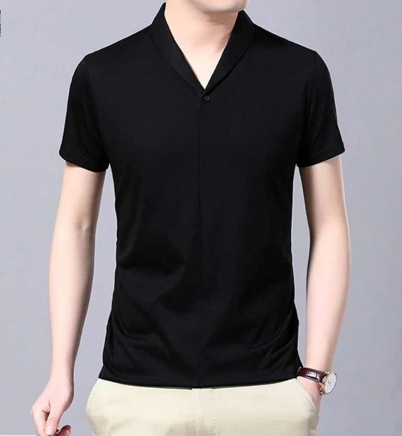 

2021 summer new slim fashion casual young men's all-match T-shirt