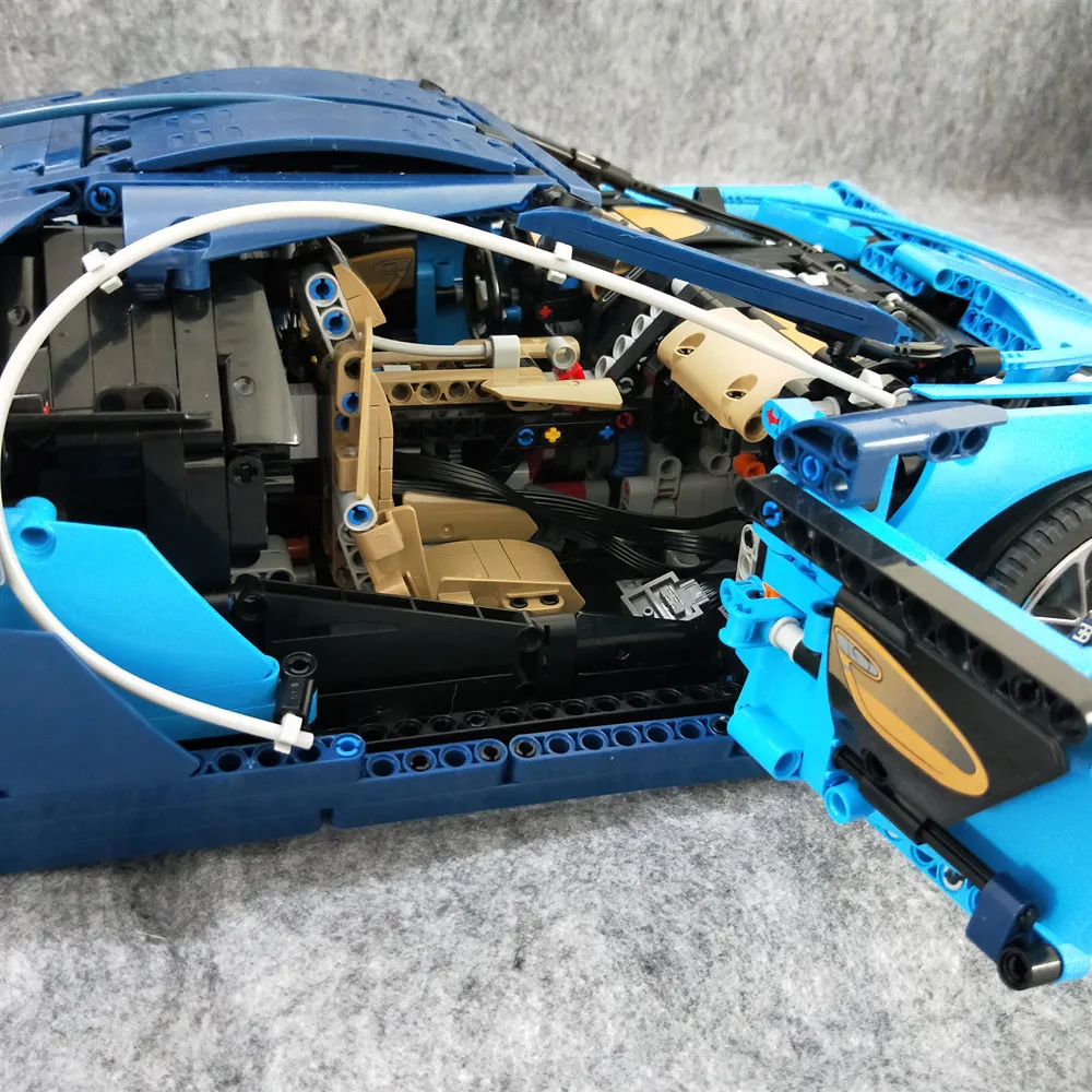 MOC 42083 Bugatti Chiron Technic гоночный автомобиль приложение RC двигатель совместимый Iegoset 20086 Кирпичи Строительные блоки игрушки рождественские подарки