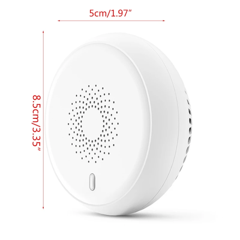

Smart Smoke Detector Alert Gas Alarm System Sensor Work Alarm Home Security Safety Protection Fire Equipment