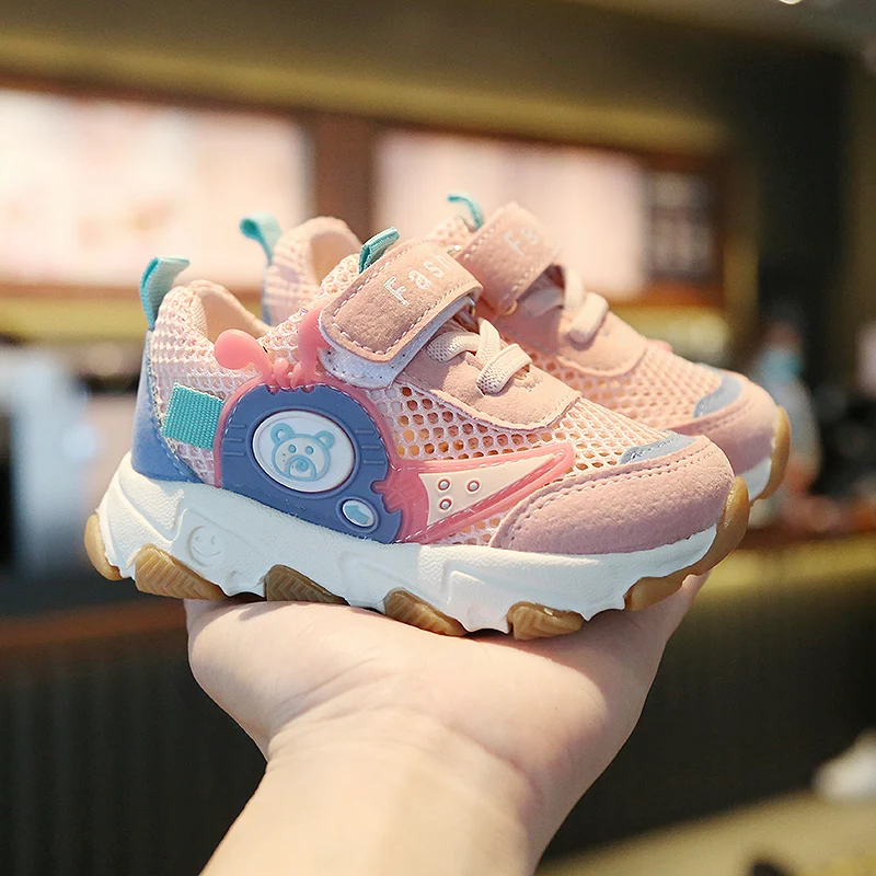 Кроссовки Детские сетчатые унисекс дышащие повседневная обувь для начинающих