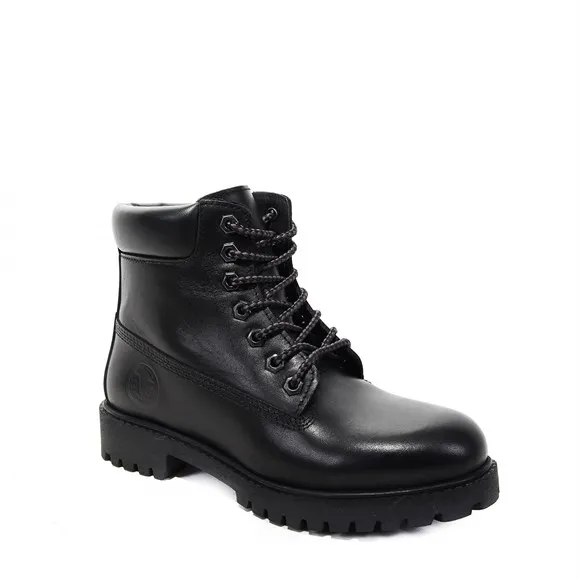 

Женские черные кожаные сапоги 19 V69 ITALIA 27752