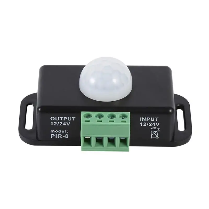 

12V/24V движения человеческого тела Сенсор переключатель контроллер для Светодиодный светильник полосы