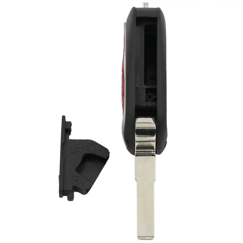 3 кнопки Складной флип дистанционный автомобильный чехол для ключей корпус Uncut