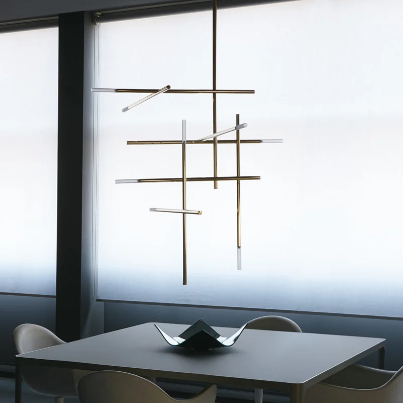 

Nordic Cross Led Chandeliers Lighting Modern Design Led Chandelier Lamp Living Room Decor Drop Lights Hanging Lamparas Luminaire
