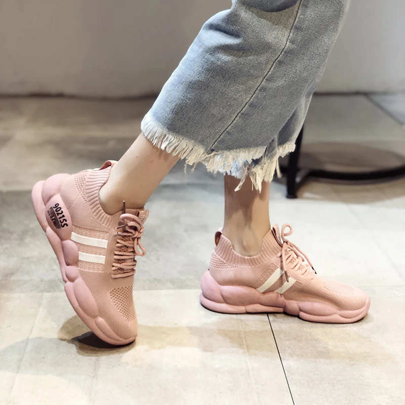 Rimocy/Удобная повседневная женская обувь на плоской подошве коллекция 2019 года