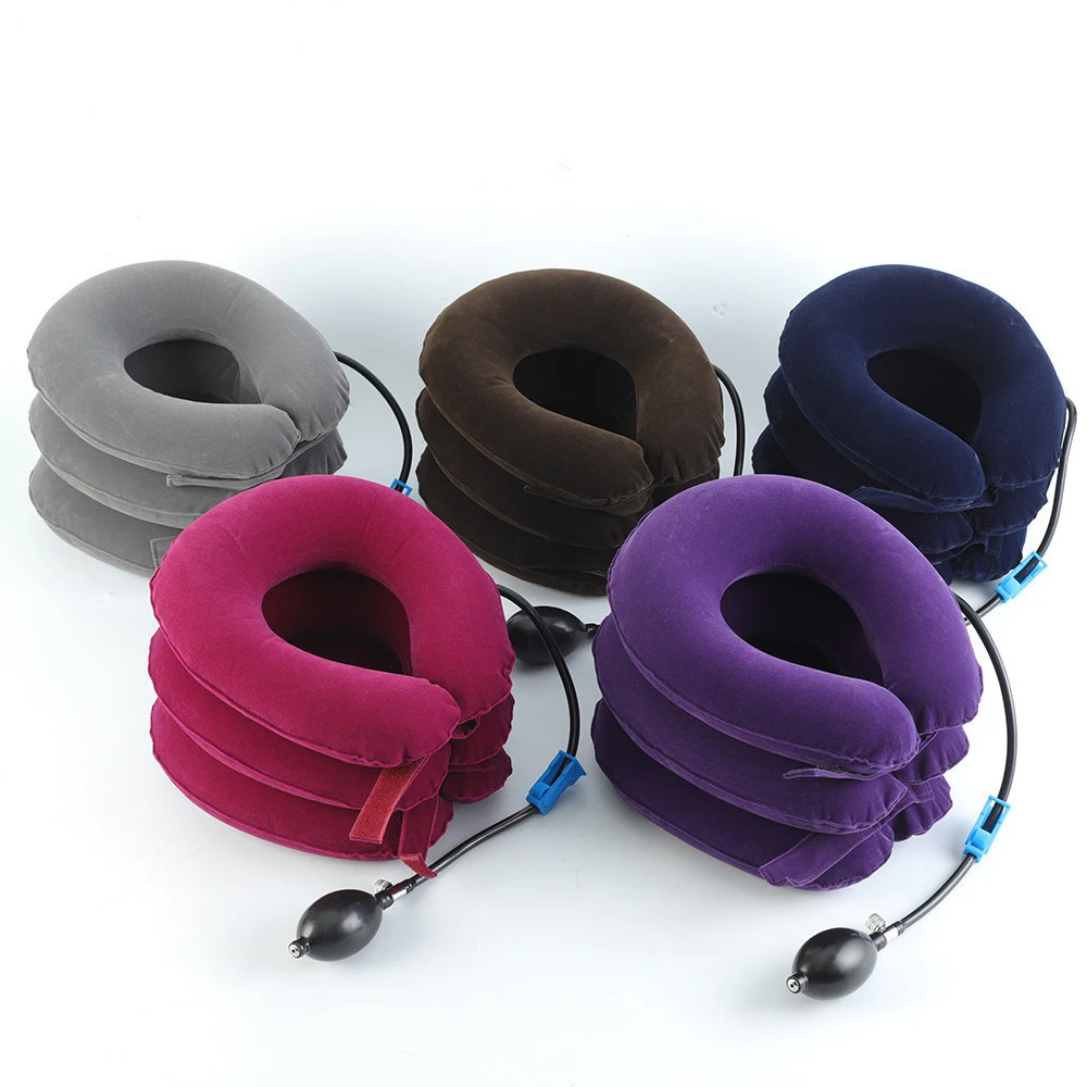 Надувная подушка для шеи коррекции осанки и снятия боли | Дом сад