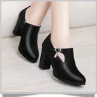 Женские туфли на высоком каблуке, Новая Осенняя обувь на каблуке, модная обувь на высоком каблуке