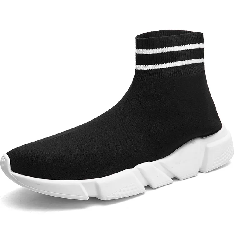 High Top Running Socks Sneakers Women Red Men Sport Shoes Woman Knit Women's Sports Gym Jogging A111 | Спорт и развлечения