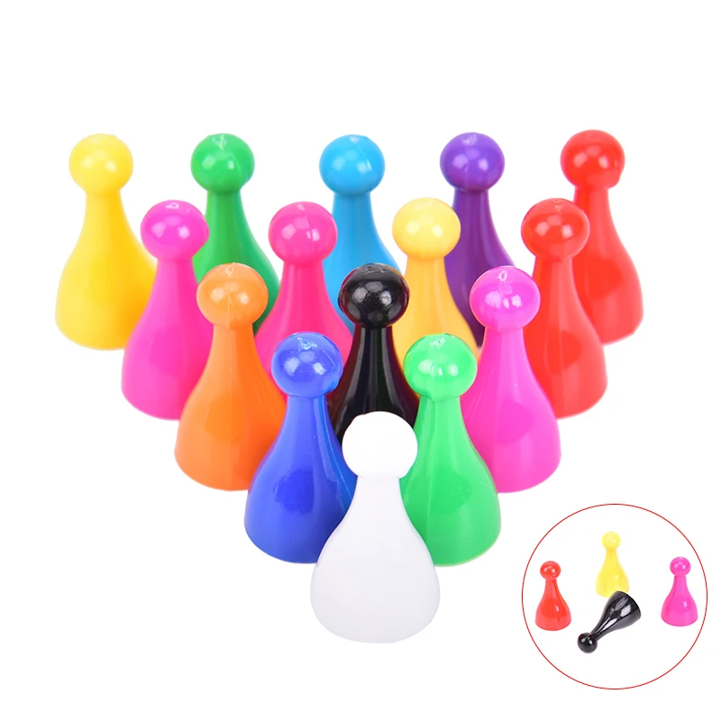 

Шашки пластиковые для шахматных игр, 2,5x1,3 см, 10 шт.