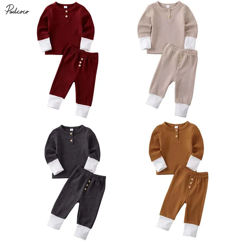 Детская трикотажная футболка с длинным рукавом и леггинсы в рубчик | одежда обувь