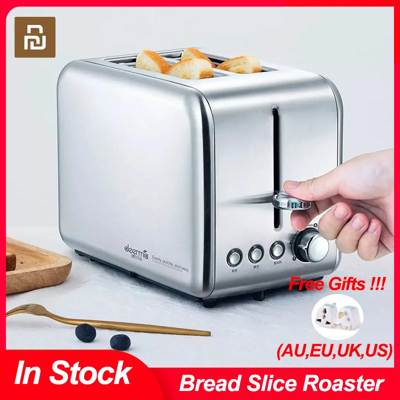 

Электрический тостер Youpin, 770 Вт, многофункциональная машина для завтрака, бытовая автоматическая машина для выпечки хлеба с адаптером EU/AU