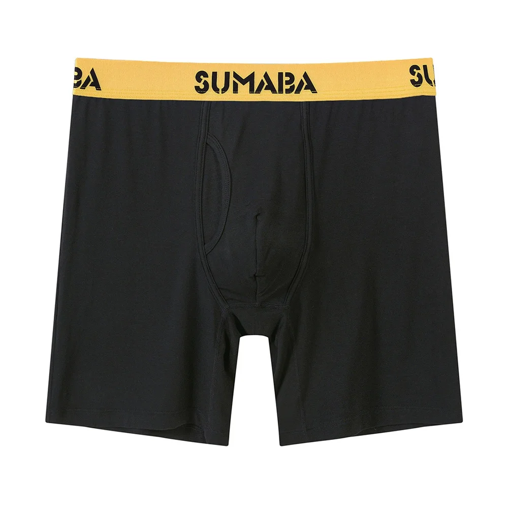 

Men Underwear Boxer Shorts Set Mens Boxer Briefs Sexy Bamboo Breathable Solid Color Briefs 5 PCS/Lot