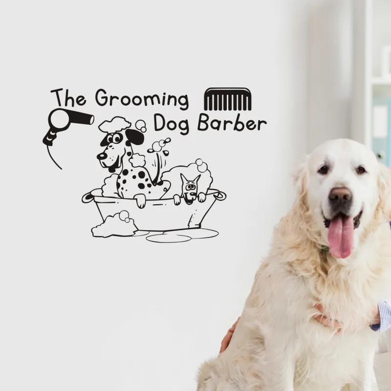 Переводная картинка для салона ухода за домашними животными стикеры плакаты