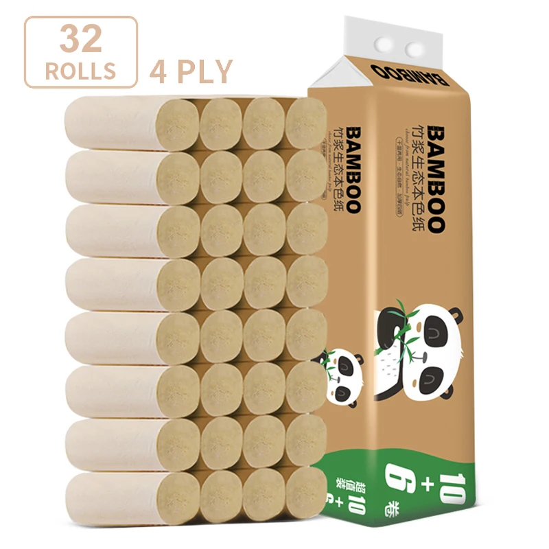 Рулон туалетной бумаги шелковистые гладкие Мягкие Премиум 4 слойные прочные и