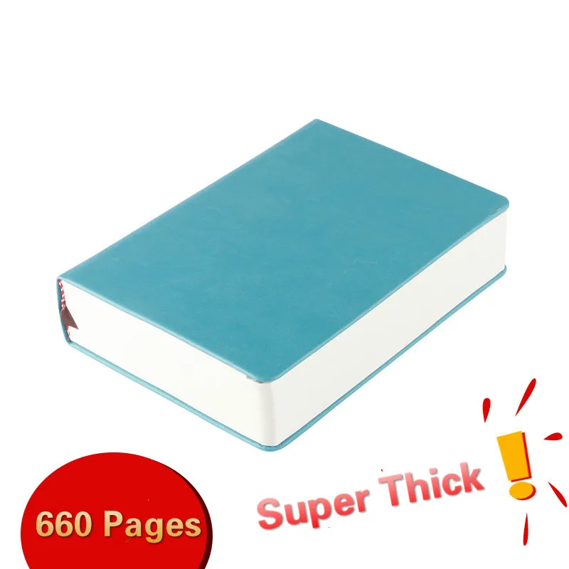 

Super Thicken Sketchbook Notebook 660 Pages A5 A6 A4 Blank Pages School Diary Travelers Painting Journal Soft Leather Sketchbook