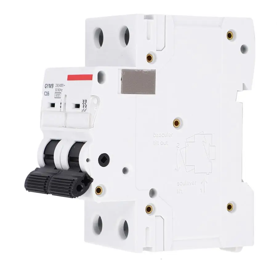 9 16/25 32 a 2P MCB miniature circuit breaker 400VAC high quality protected by air switching | Обустройство дома