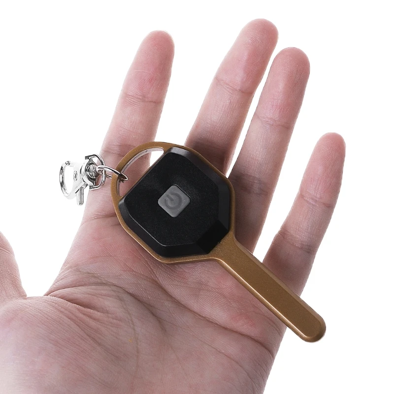 Светодиодный мини-фонарик брелок для ключей портативный компактный яркий