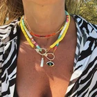 Ожерелье женское, с крупной застежкой, в африканском стиле